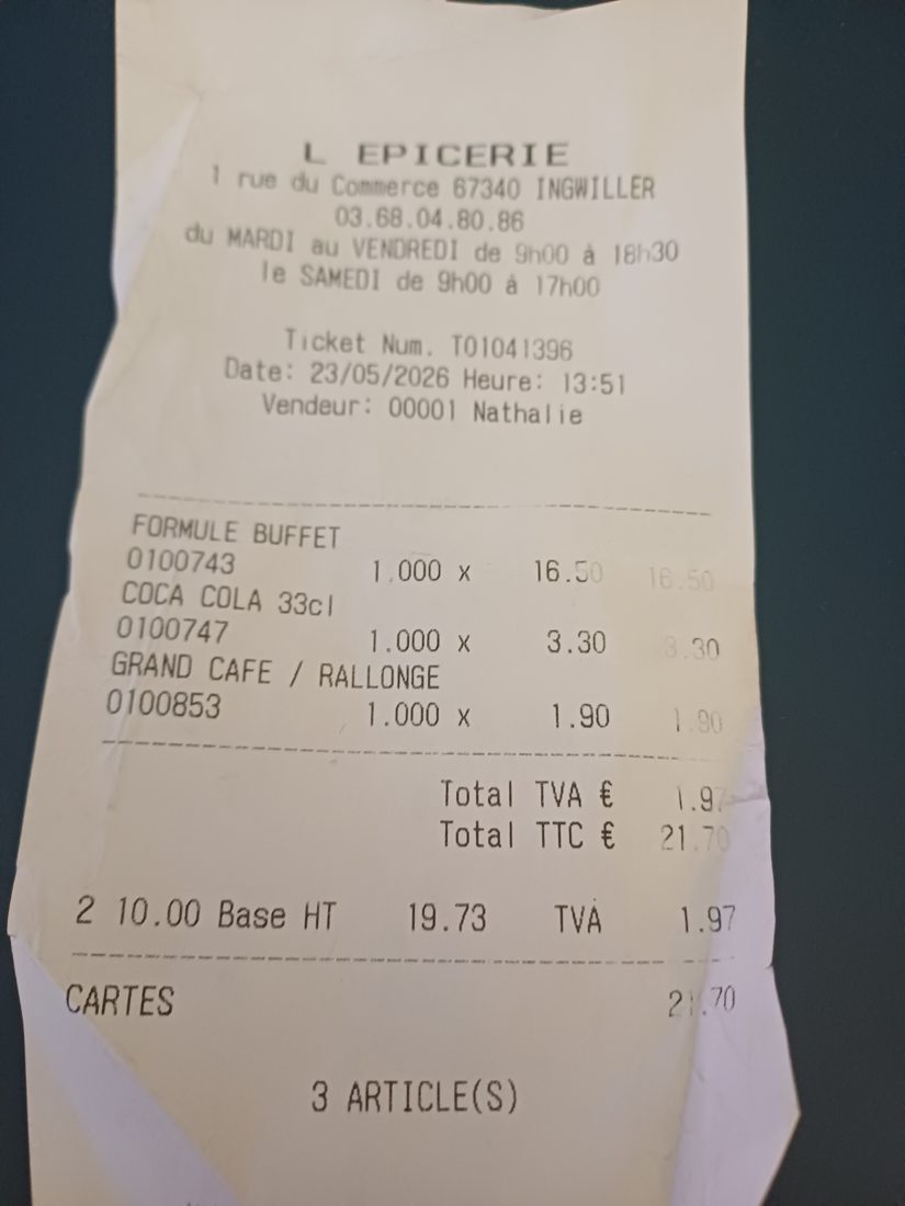 Ticket L'Épicerie dans le viseur